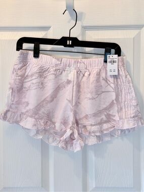 Hollister 🌟NWT🌟 Gilly Hicks Light Pink Camo Sleep Shorts - Size Small